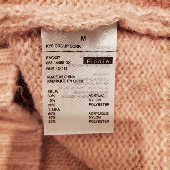 NEW Elodie Pink Mix Knit Sweater - Picture 4 of 4